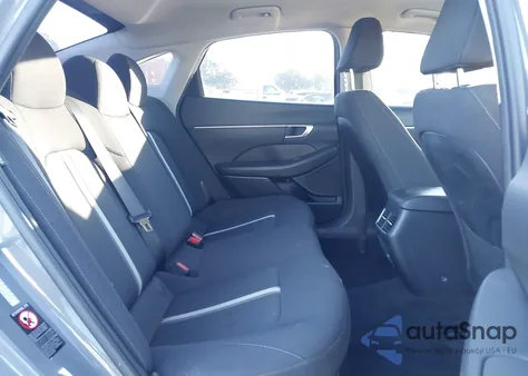 2020 Hyundai Sonata Hybrid Blue from USA, damaged, VIN KMHL24JJ1LA010424